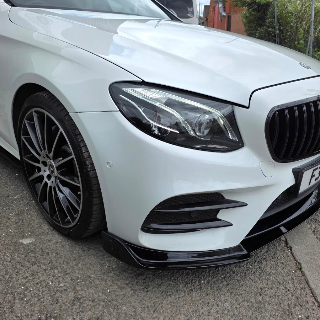 White BMW after bodywork at King Auto Body Shop